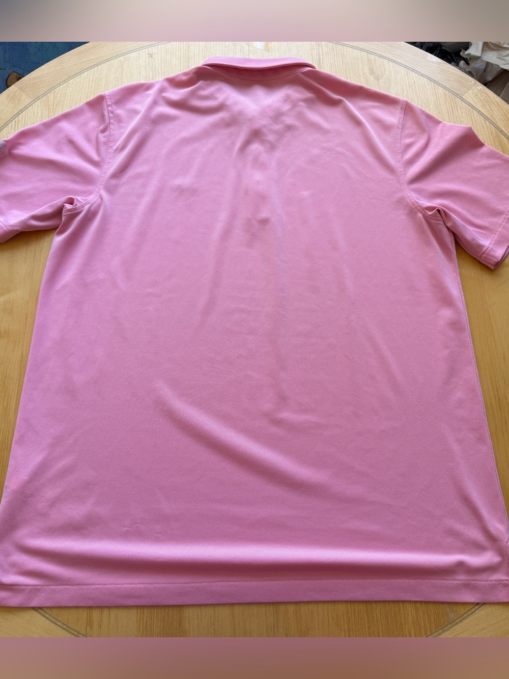 Vineyard Vines Performance Golf Polo Shirt Pink Large 301 Club Moisture Wicking - Picture 9 of 9